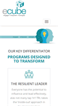 Mobile Screenshot of ecubetraining.com